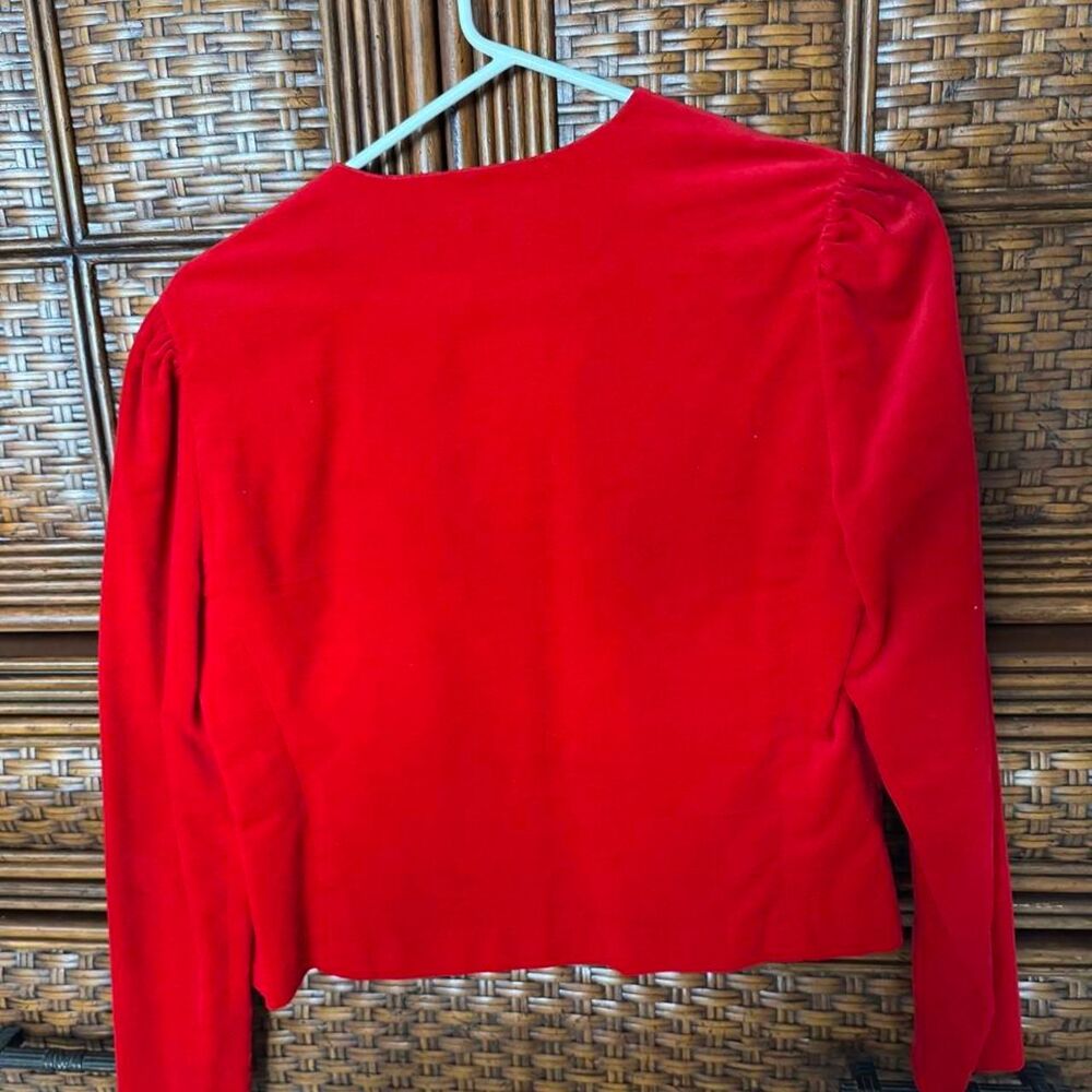 Vintage 60’s-70’s Red Jerell of Texas Women's Red Blazer - Picture 3 of 4